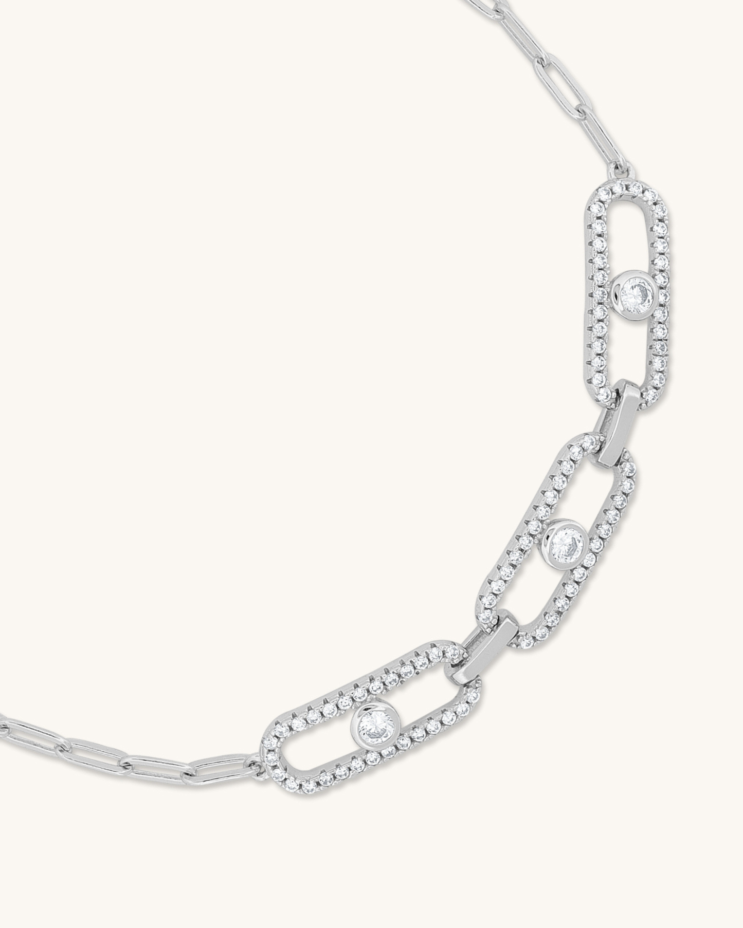 Sparkle Paperclip Bracelet
