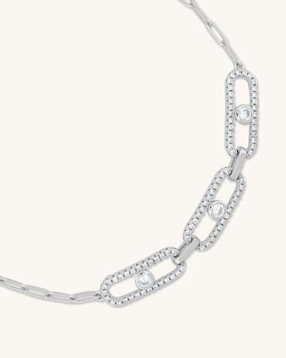 Sparkle Paperclip Bracelet