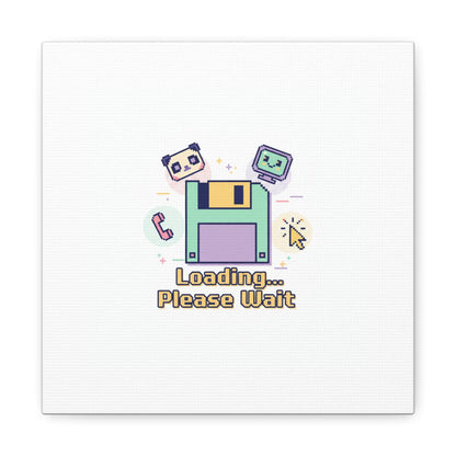 Loading Please Wait Canvas | Old Internet Aesthetic, 90s Web Nostalgia