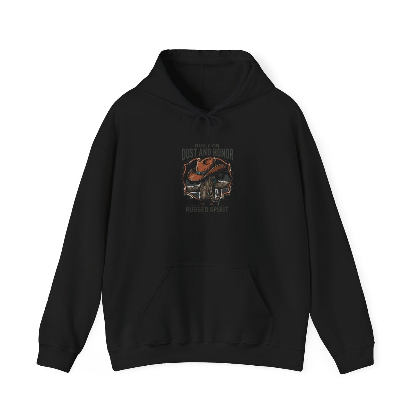 Dust and Honor Western Hoodie | cowboy, frontier, vintage Americana