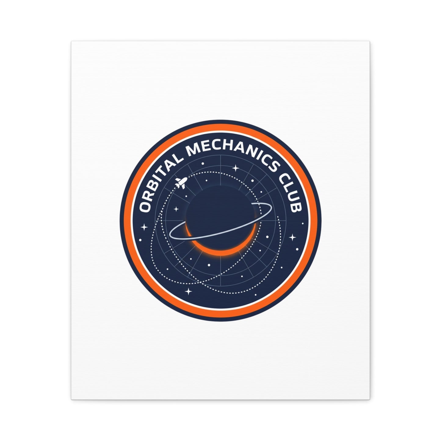 Orbital Mechanics Club Canvas | mission patch, space science