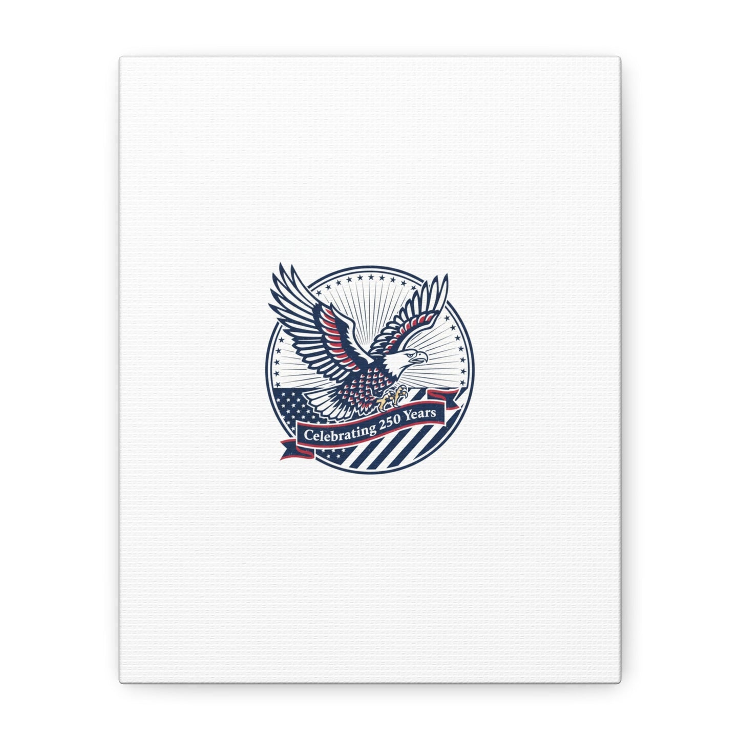 250th Anniversary Eagle Emblem Canvas | Semiquincentennial Americana