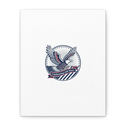 250th Anniversary Eagle Emblem Canvas | Semiquincentennial Americana
