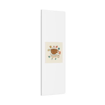 Surviving Mornings (One Sip at a Time) Canvas | Parenting Morning Humor, Coffee & Kids