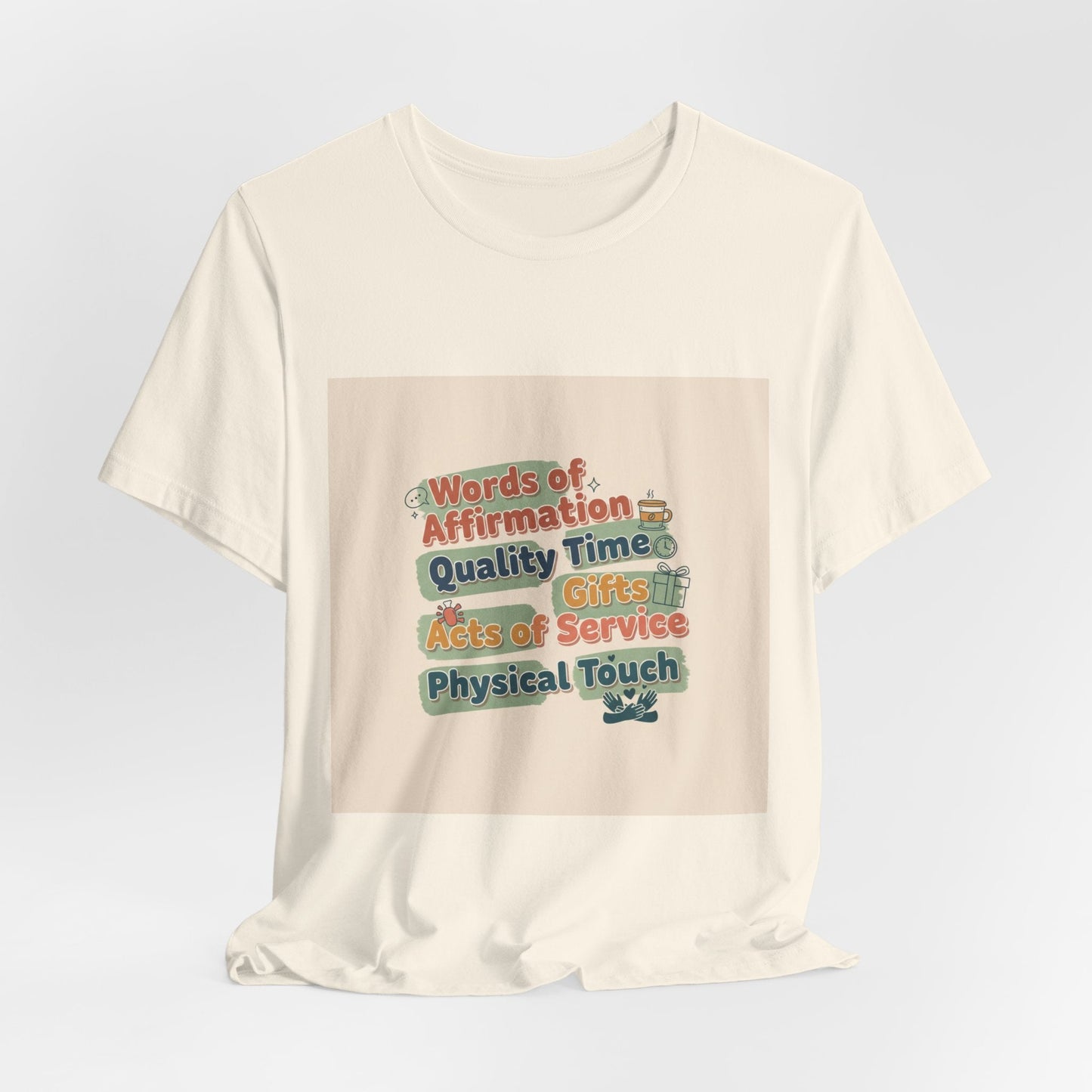 Love Languages Meme T-Shirt | acts of snacks, quiet love, relationship humor
