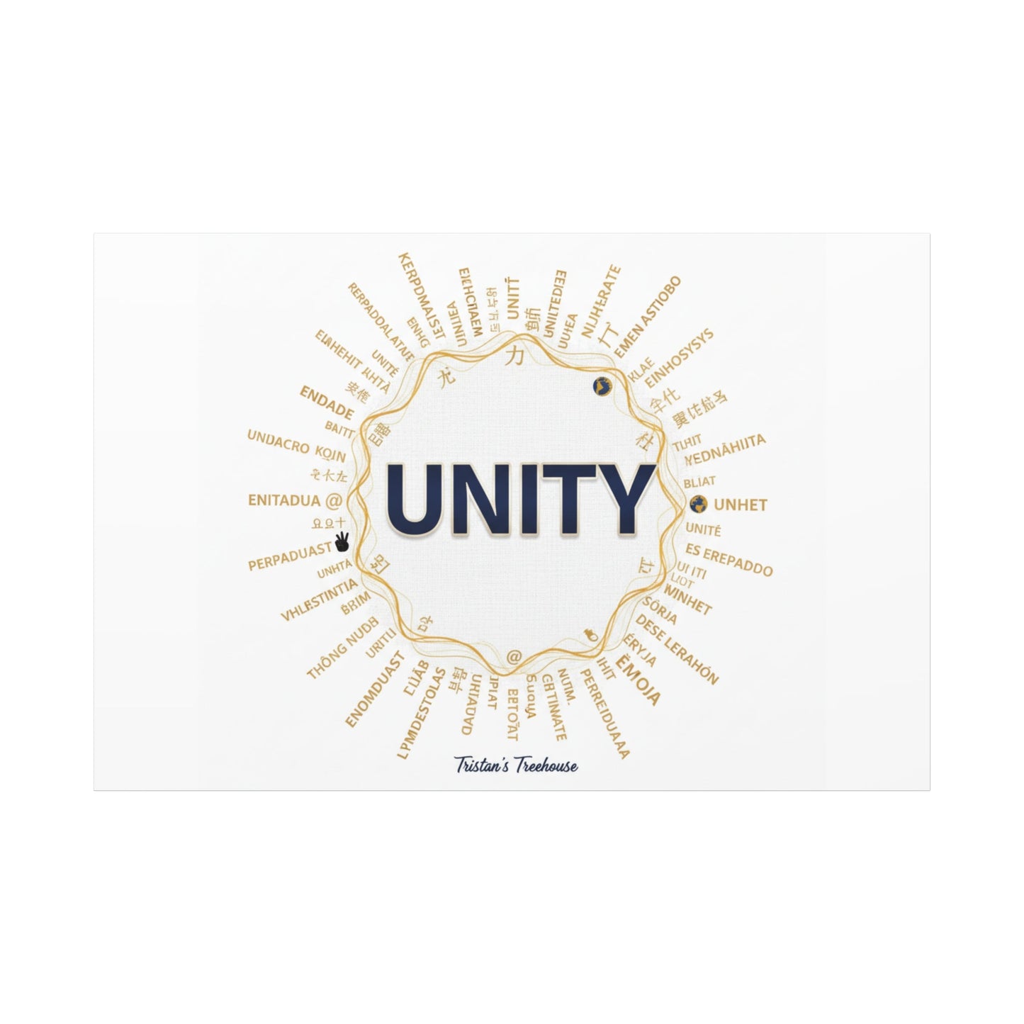 UNITY Canvas, Matte Stretched 1.25" | Dry January sober curious decor