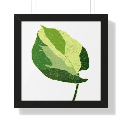 Manjula Pothos Illustrated Framed Print – Botanical Wall Art