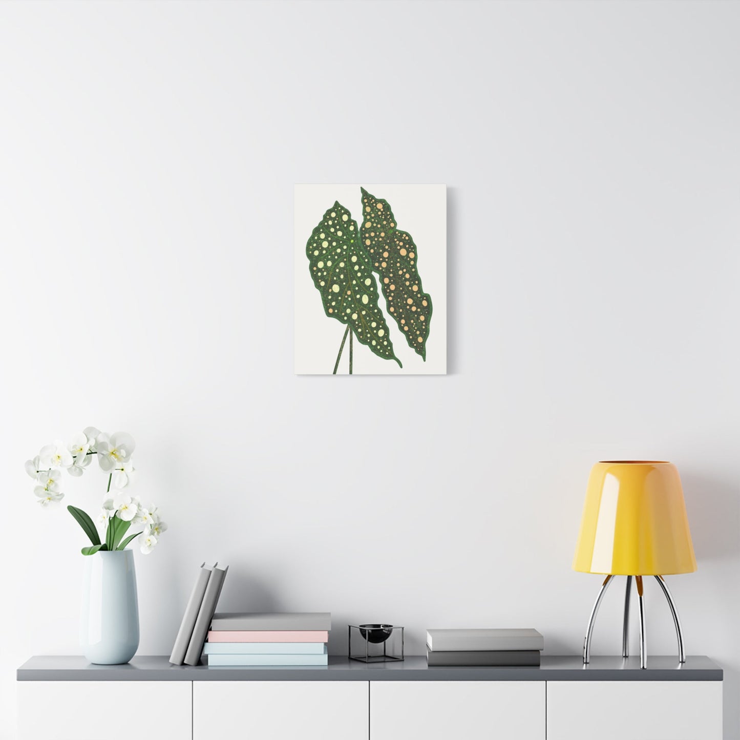 Begonia Maculata Canvas Print – Botanical Wall Art