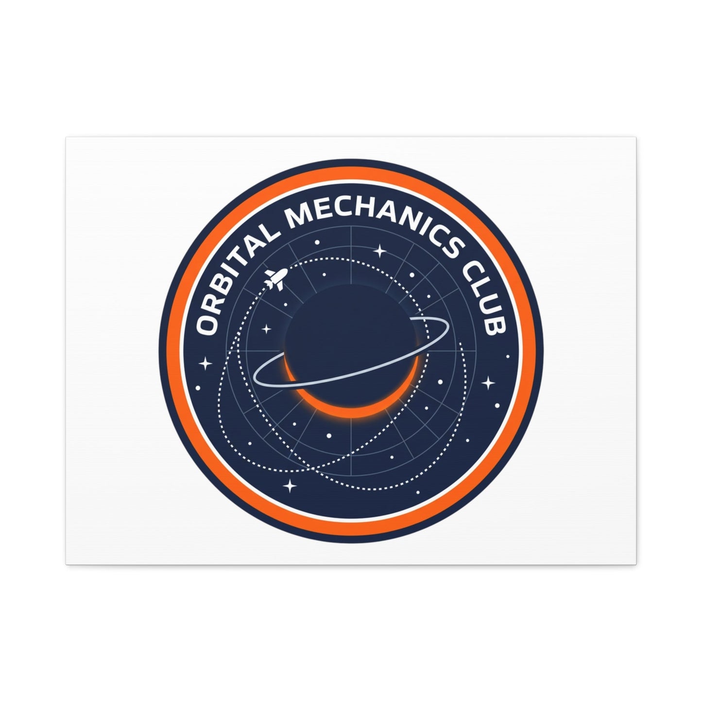 Orbital Mechanics Club Canvas | mission patch, space science