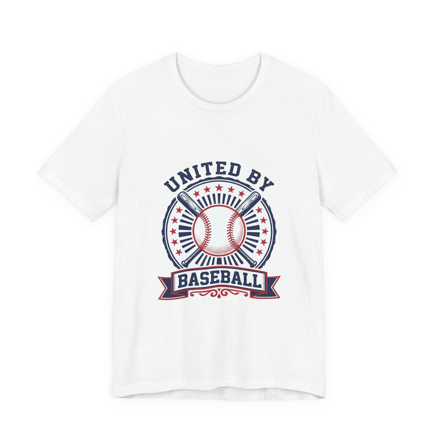United by Baseball Tee | Patriotic Baseball Shirt, Vintage Red White Blue