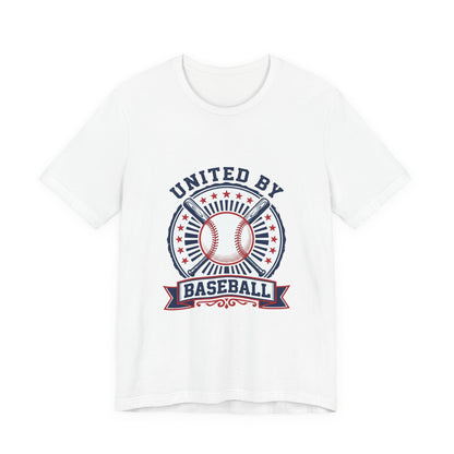 United by Baseball Tee | Patriotic Baseball Shirt, Vintage Red White Blue