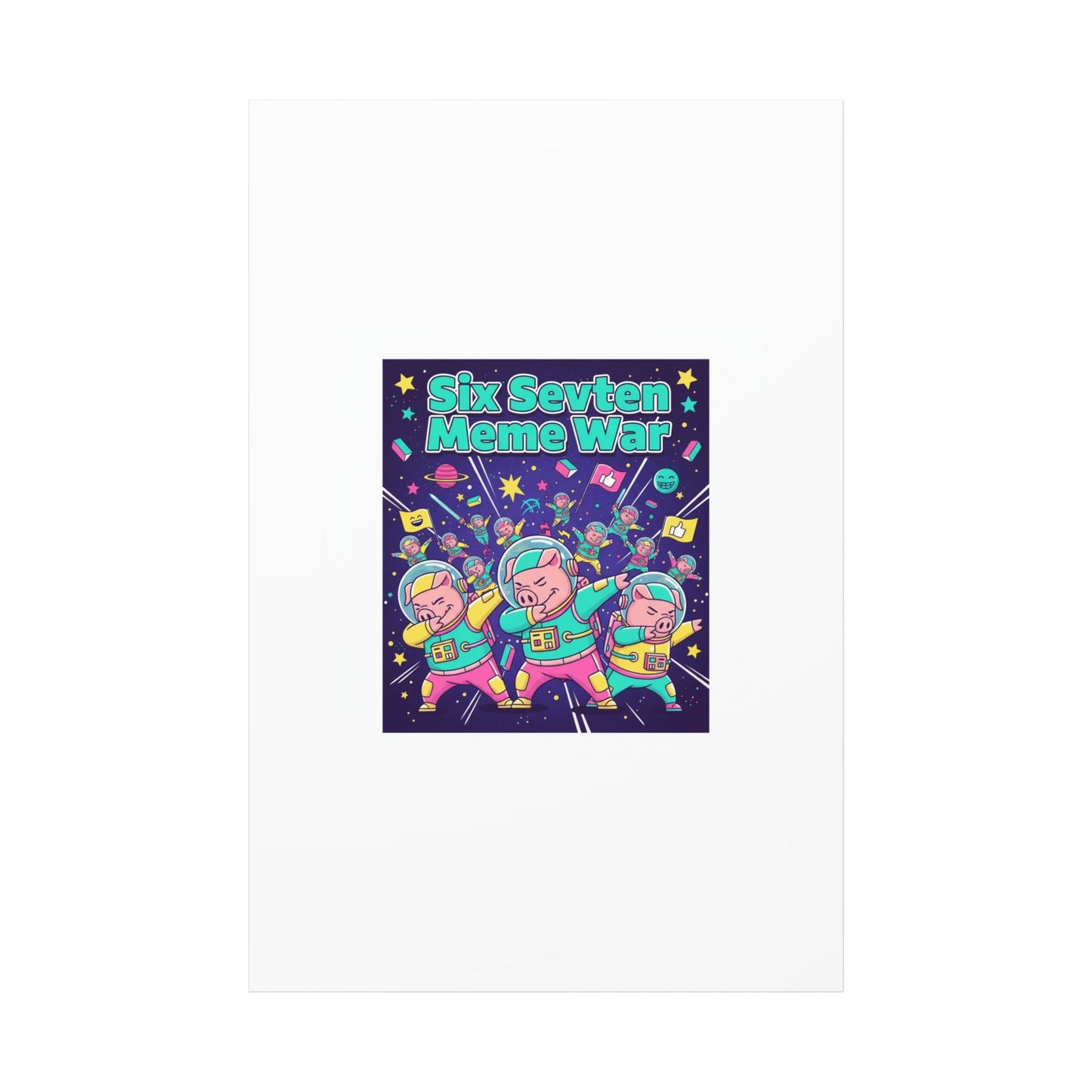 Six Sevven Meme War™ Canvas Tote | Nissspelled Edition