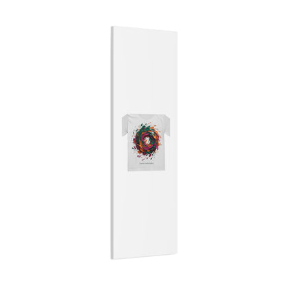Painterly Abstract Floral Swirl Canvas | Matte Stretched Canvas