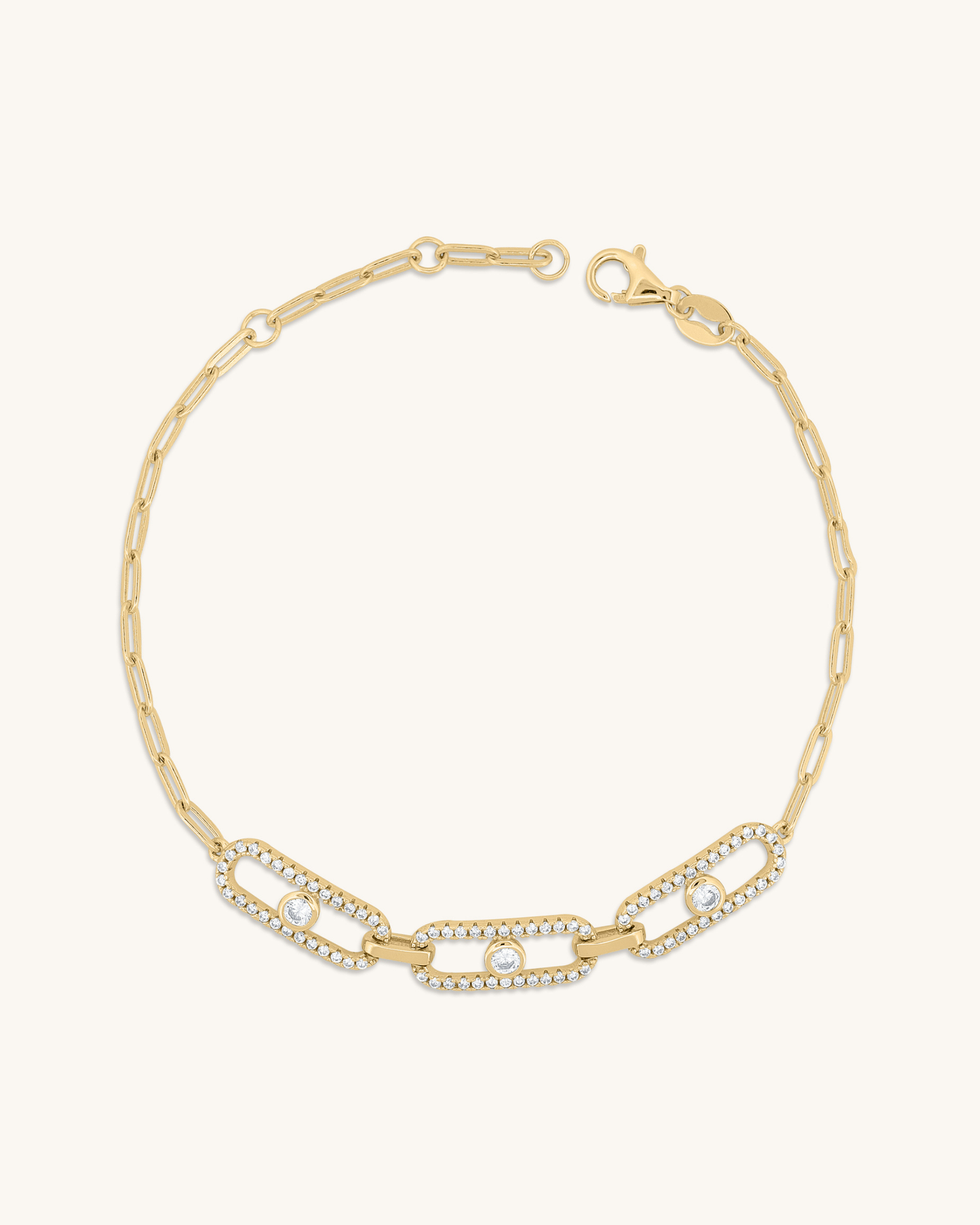 Sparkle Paperclip Bracelet