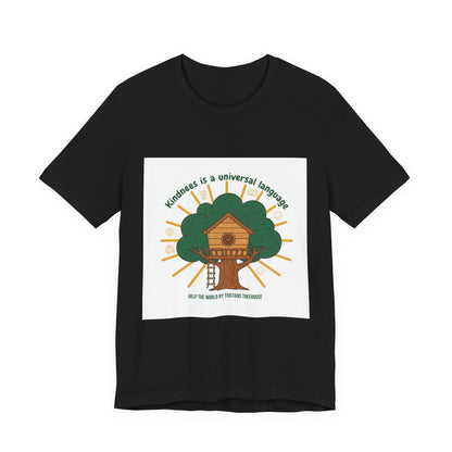 Kindness Is a Universal Language Tee | eco tee, climate humor