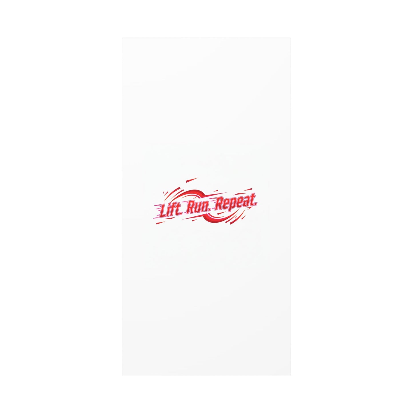 Lift Run Repeat Canvas | Fitness Wall Art, Gym Motivation