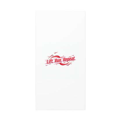 Lift Run Repeat Canvas | Fitness Wall Art, Gym Motivation