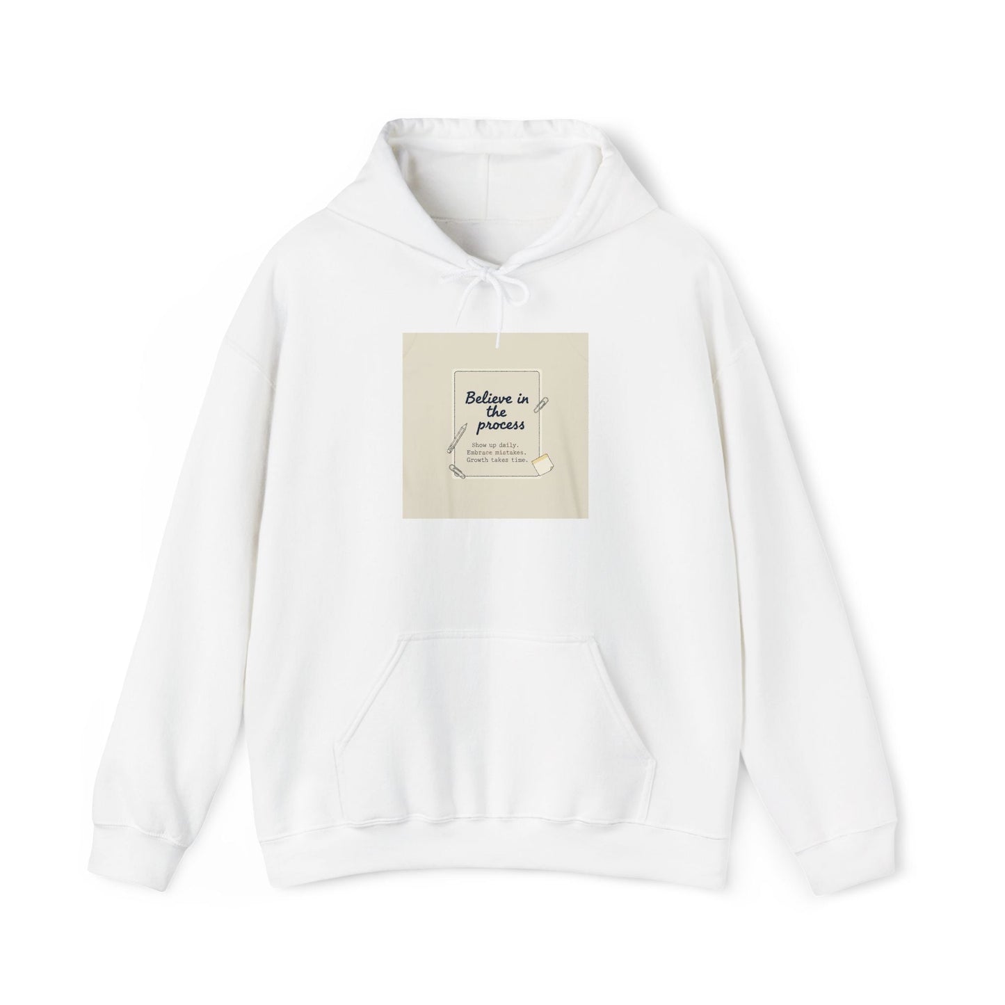 Note to Self Post‑It Paper Note Hoodie | analogue reminder, handwritten