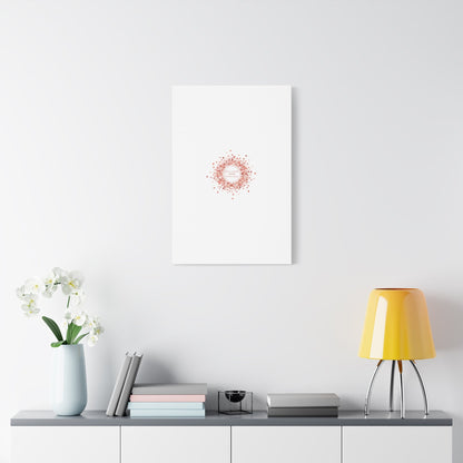 Tiny Heart Confetti Canvas | Matte Stretched Wall Art