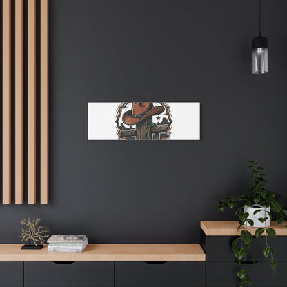 Built on Dust and Honor Canvas | Western cowboy, vintage Americana