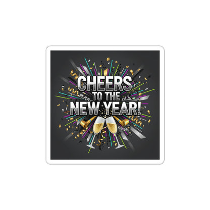 Cheers to the New Year Sticker | NYE countdown, champagne sparkle