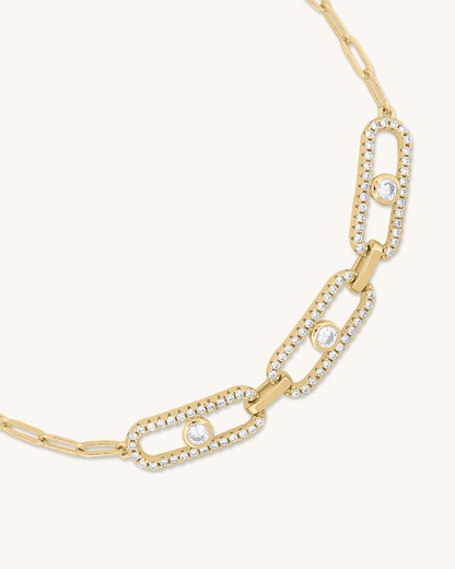 Sparkle Paperclip Bracelet