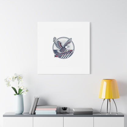 250th Anniversary Eagle Emblem Canvas | Semiquincentennial Americana