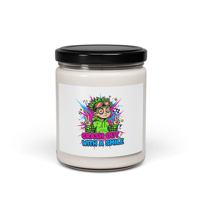 Crash Out With a Smile Candle | Scented Soy, Neon Skate Graffiti