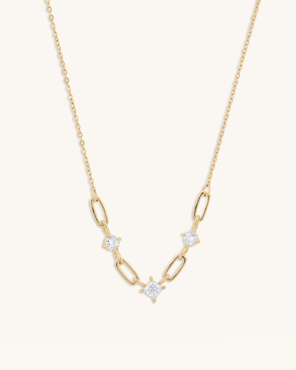 Three Spark Necklace