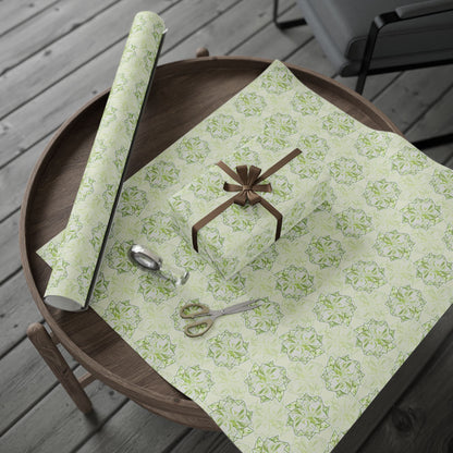 Snow Queen Pothos Wrapping Paper – Botanical Gift Wrap Roll