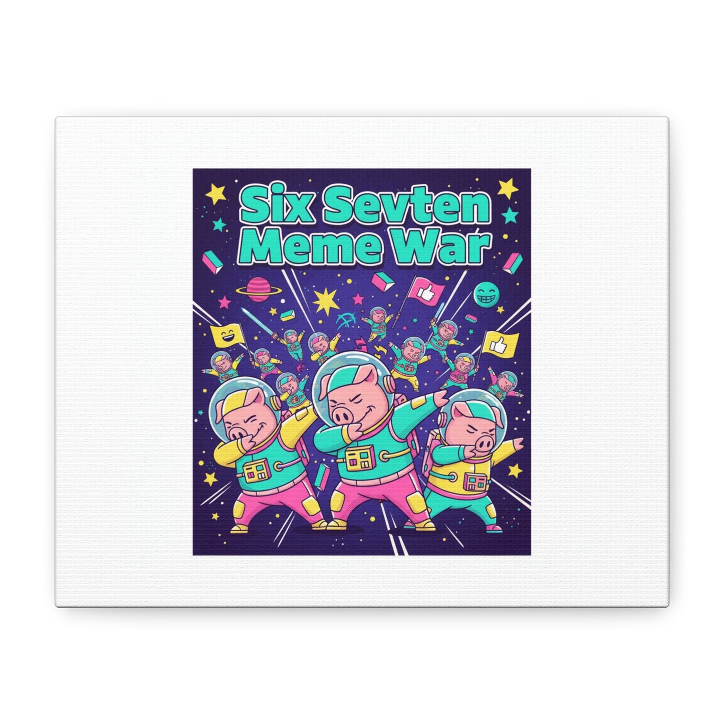 Six Sevven Meme War™ Canvas Tote | Nissspelled Edition