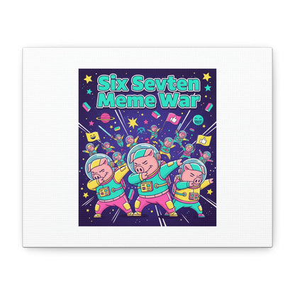 Six Sevven Meme War™ Canvas Tote | Nissspelled Edition