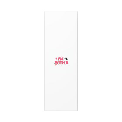 Valentine's 'I with 6 for 7' Meme Matte Canvas Art