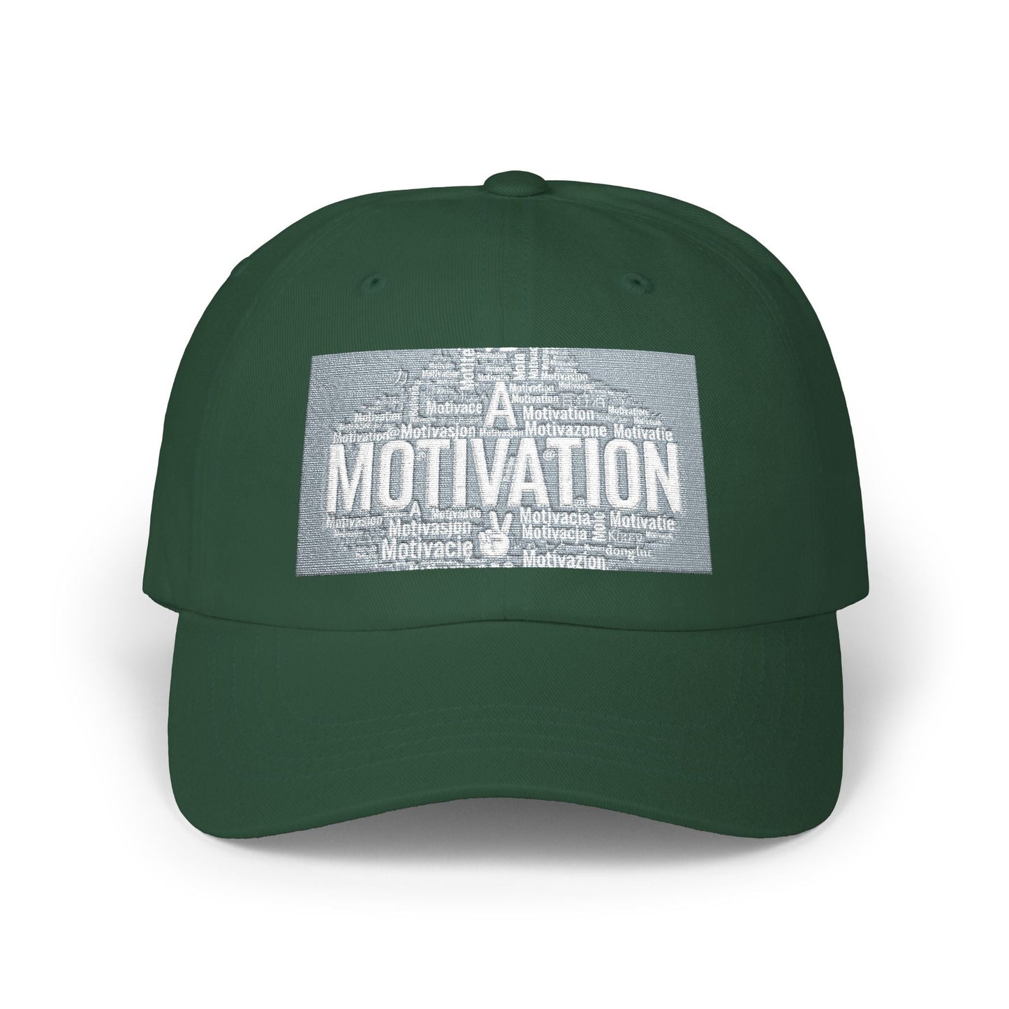 Motivation Is a Universal Language Dad Cap — Classic Embroidered Baseball Hat