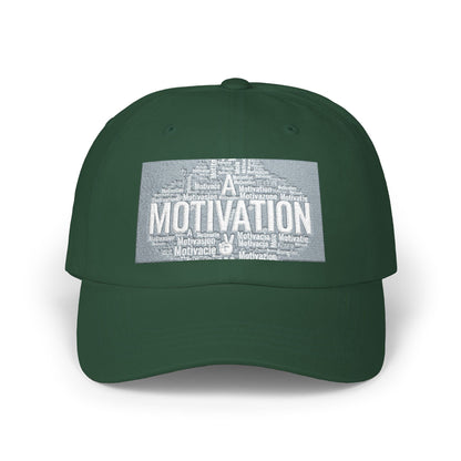 Motivation Is a Universal Language Dad Cap — Classic Embroidered Baseball Hat
