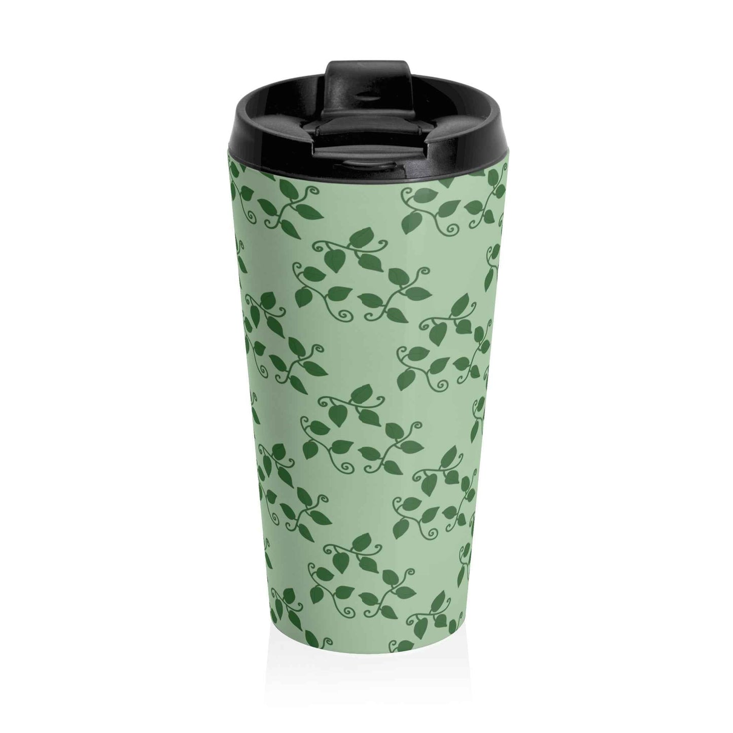 Pothos Pattern 15 oz Vacuum Insulated Stainless Steel Travel Tumbler