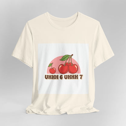 Retro Cherry Graphic Tee | kawaii fruit design, vintage cherry shirt