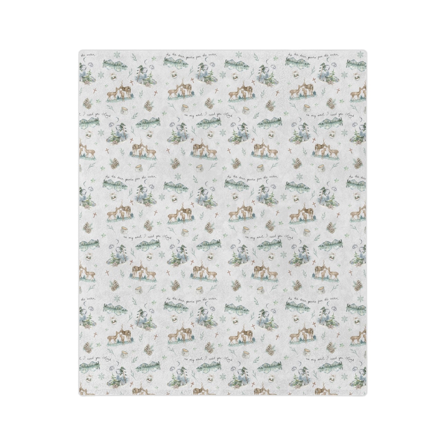 My Soul Longs Minky Blanket
