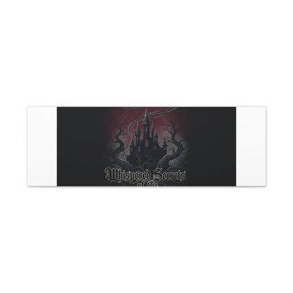 Whispered Secrets of the Shadows Castle Wall Art, Matte Canvas | Gothic Medieval Decor