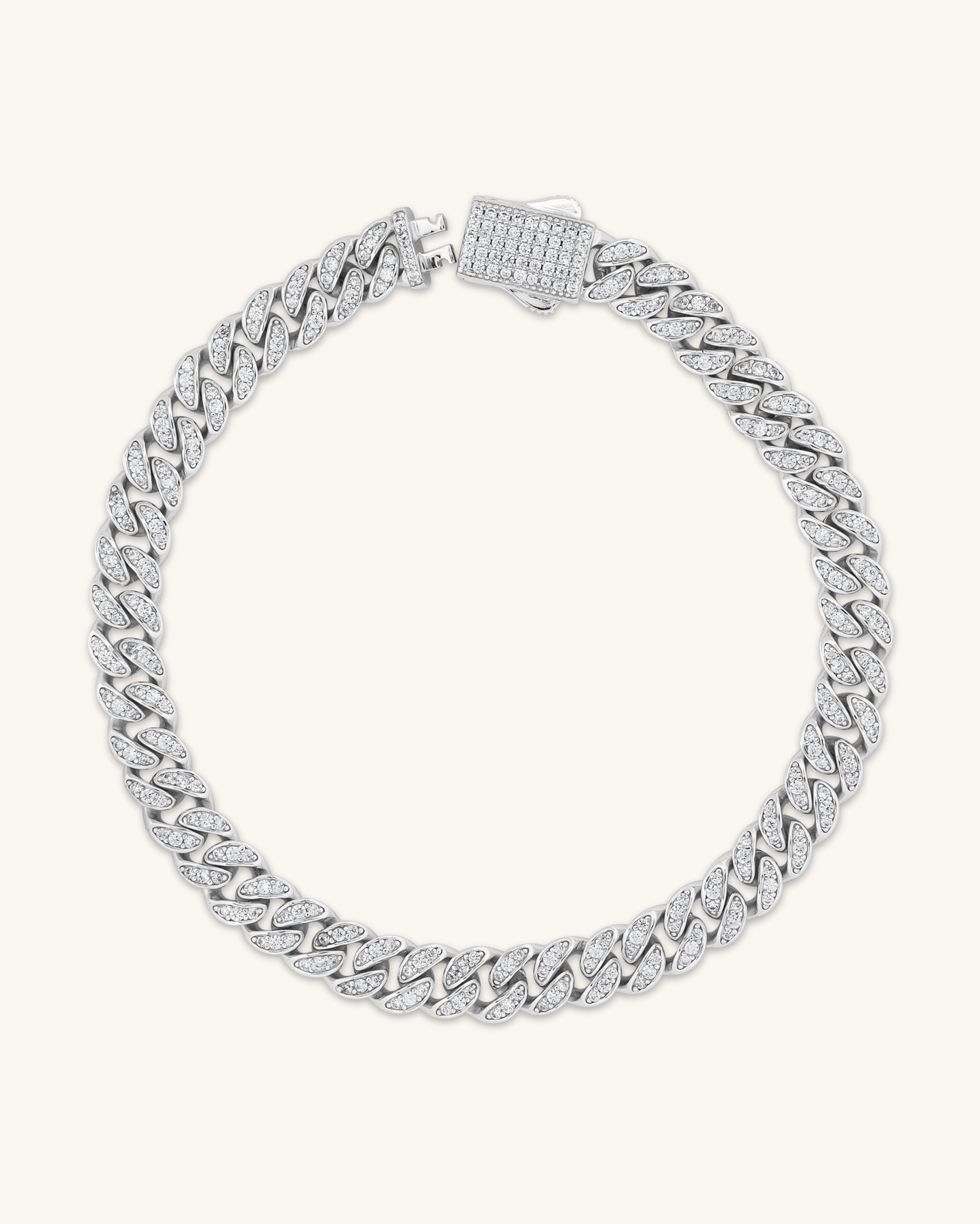 6mm Monaco Cuban Bracelet