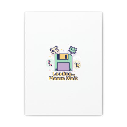 Loading Please Wait Canvas | Old Internet Aesthetic, 90s Web Nostalgia