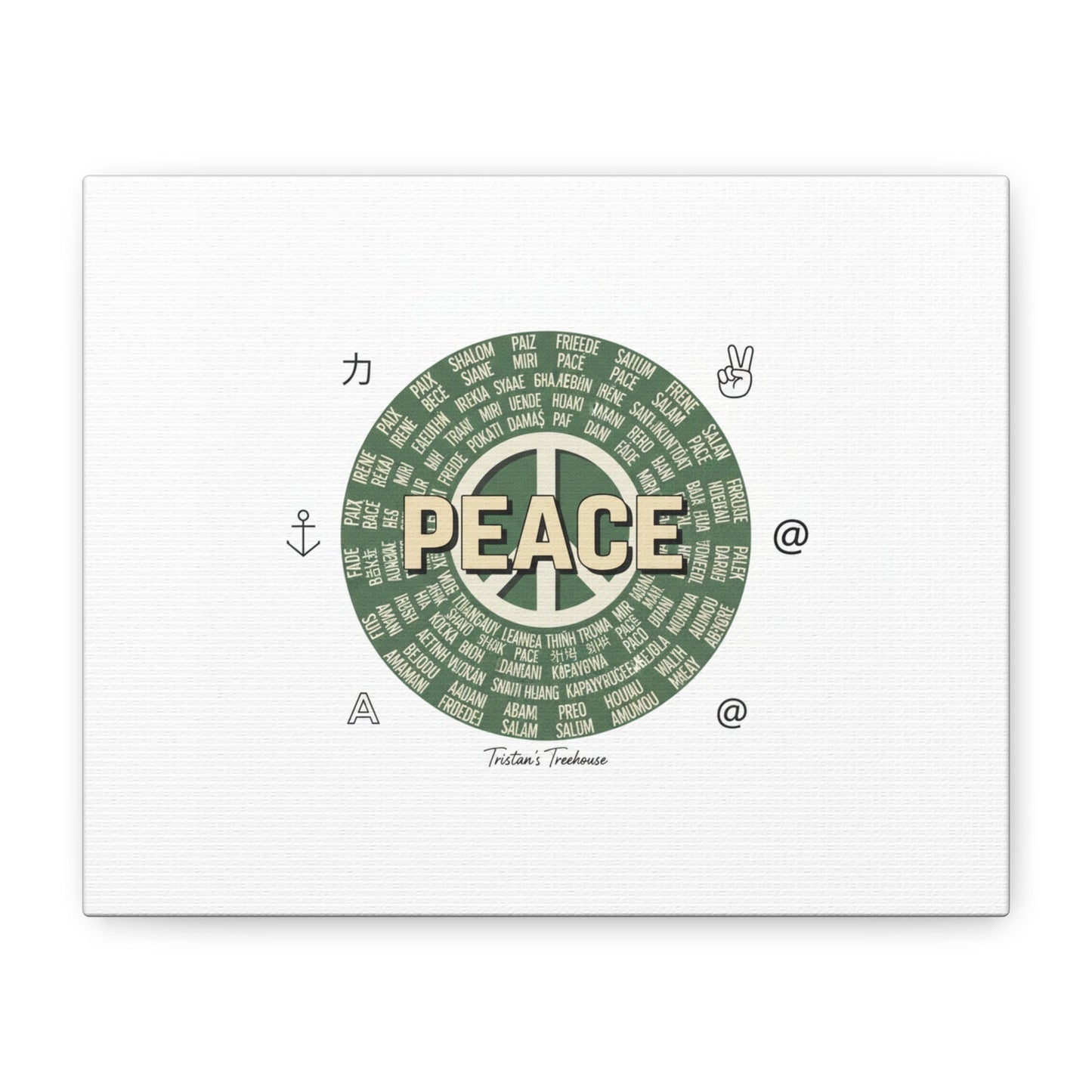 Peace doodle canvas | hand drawn sketch aesthetic, handwritten message