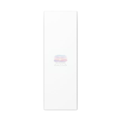 Choose Your Intentions Canvas, soft wellness poster, pastel gradient mindfulness art