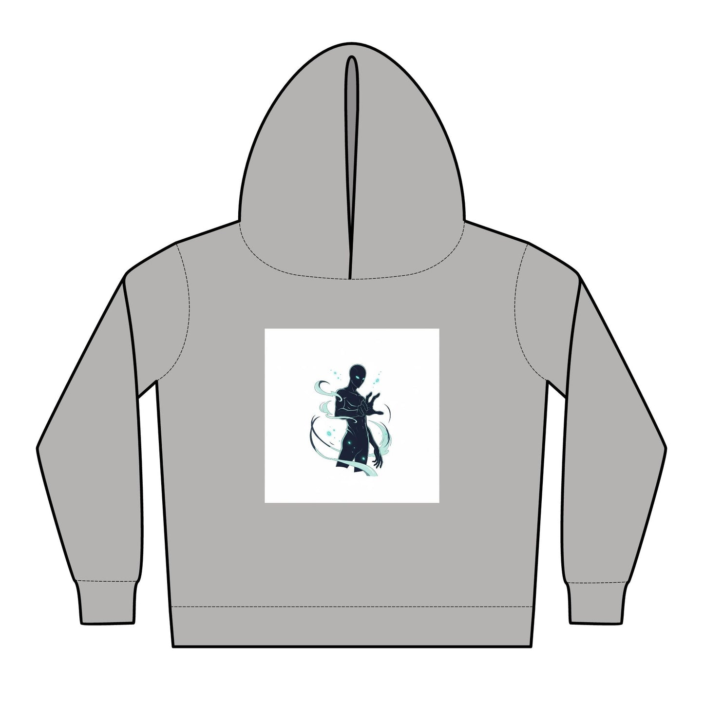 Toddler Hoodie with Silhouette Surfer Graphic — Cozy Fleece Pullover for Kids