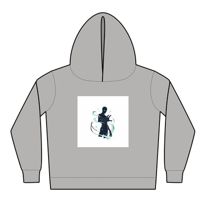 Toddler Hoodie with Silhouette Surfer Graphic — Cozy Fleece Pullover for Kids