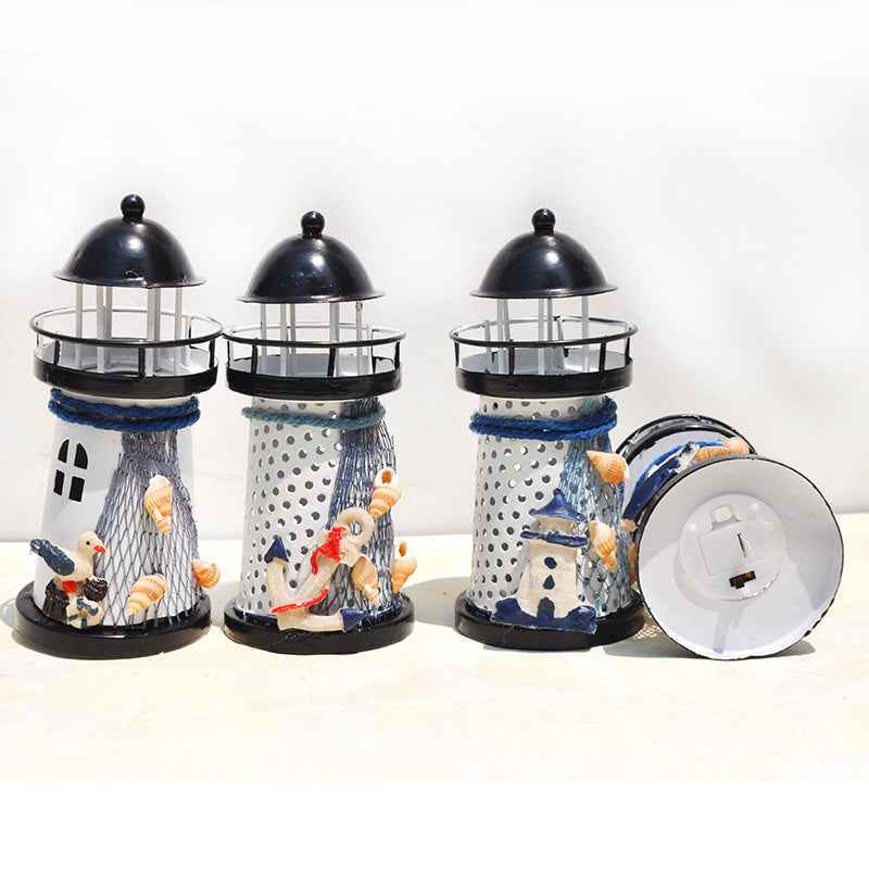 Lighthouse Home Wrought Iron Table Decoration