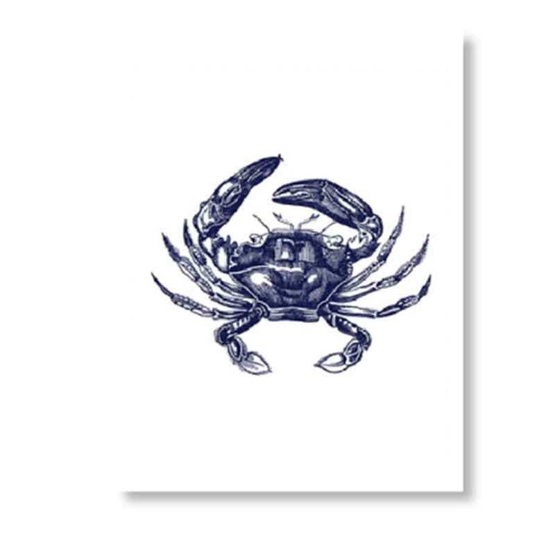 Octopus Nautical Retro Poster Wall Art Decoration