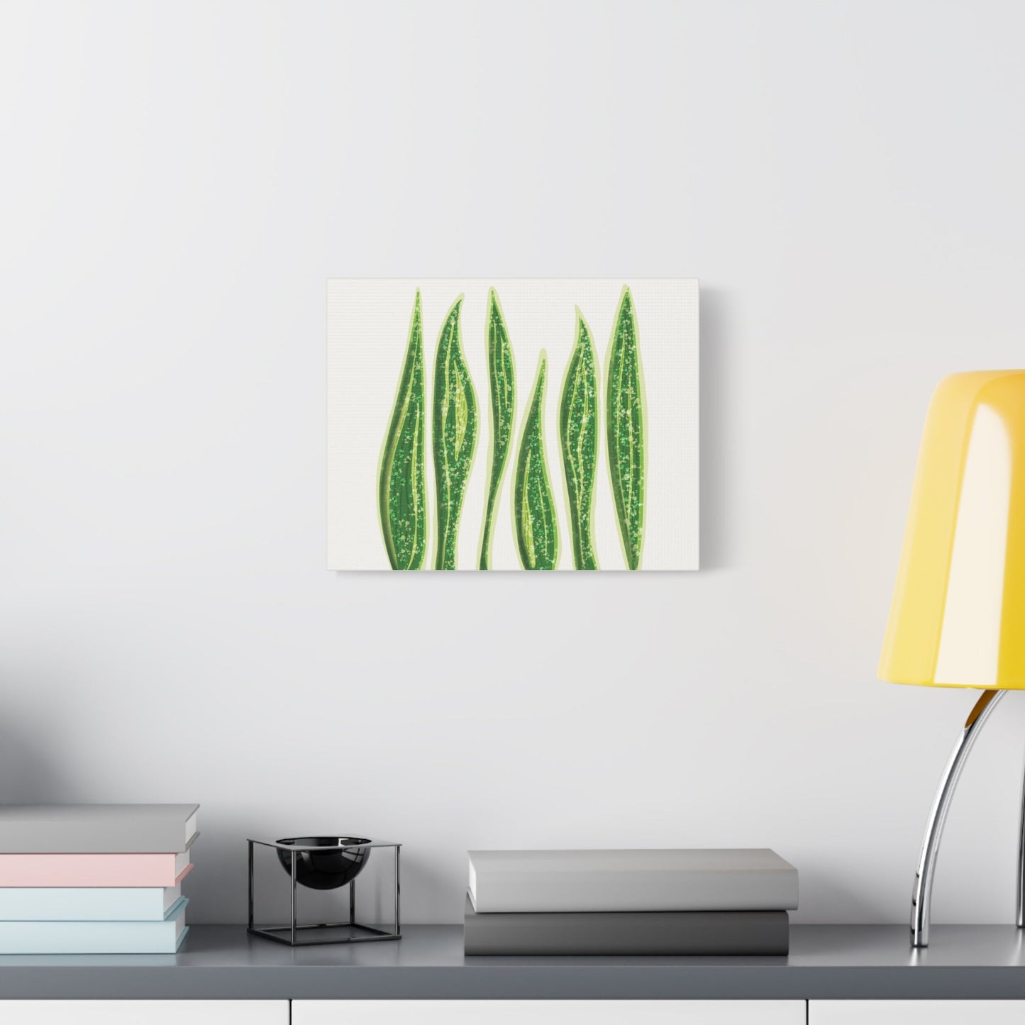 Snake Plant Canvas Print – Botanical Wall Art