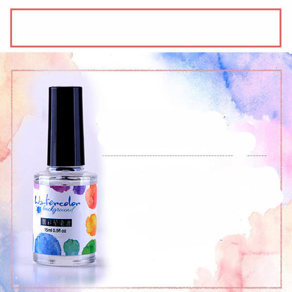 Nail Polish Glue Ink Smoke Color Sands Blooming Liquid Bubble Marble Gradient Nail Art