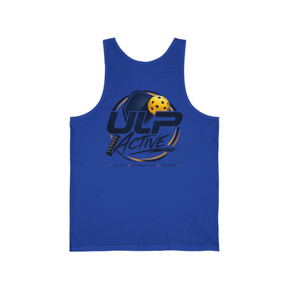 ULP Active Pickleball Tank Top Just One More Game— Play • Connect • Grow Athletic Jersey